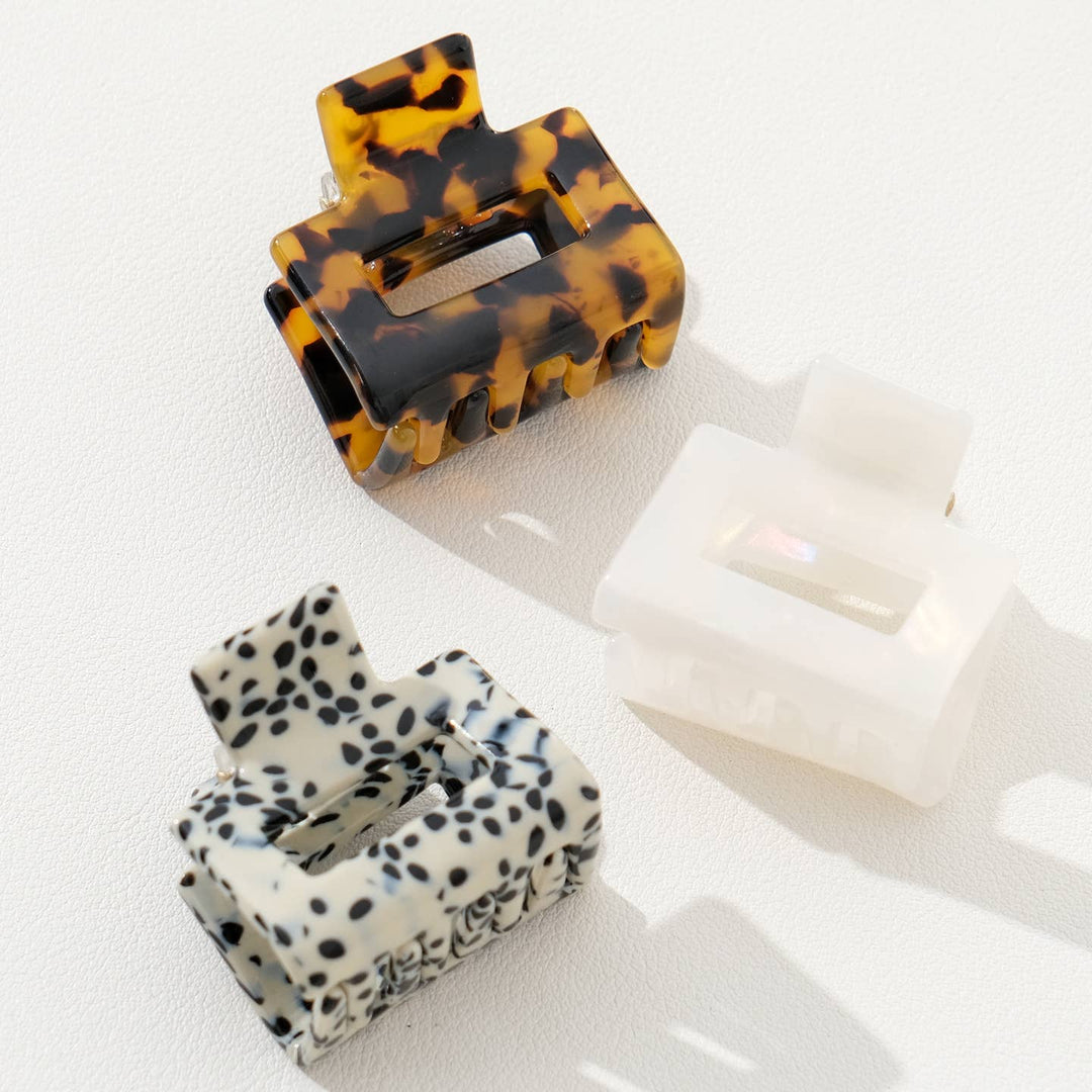 Simone Mini Core | Classic Mini Square Claw Clip - Echo Market