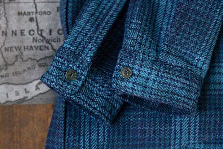 Six Season Flannel | Blue Hour Ombre Plaid - Echo Market