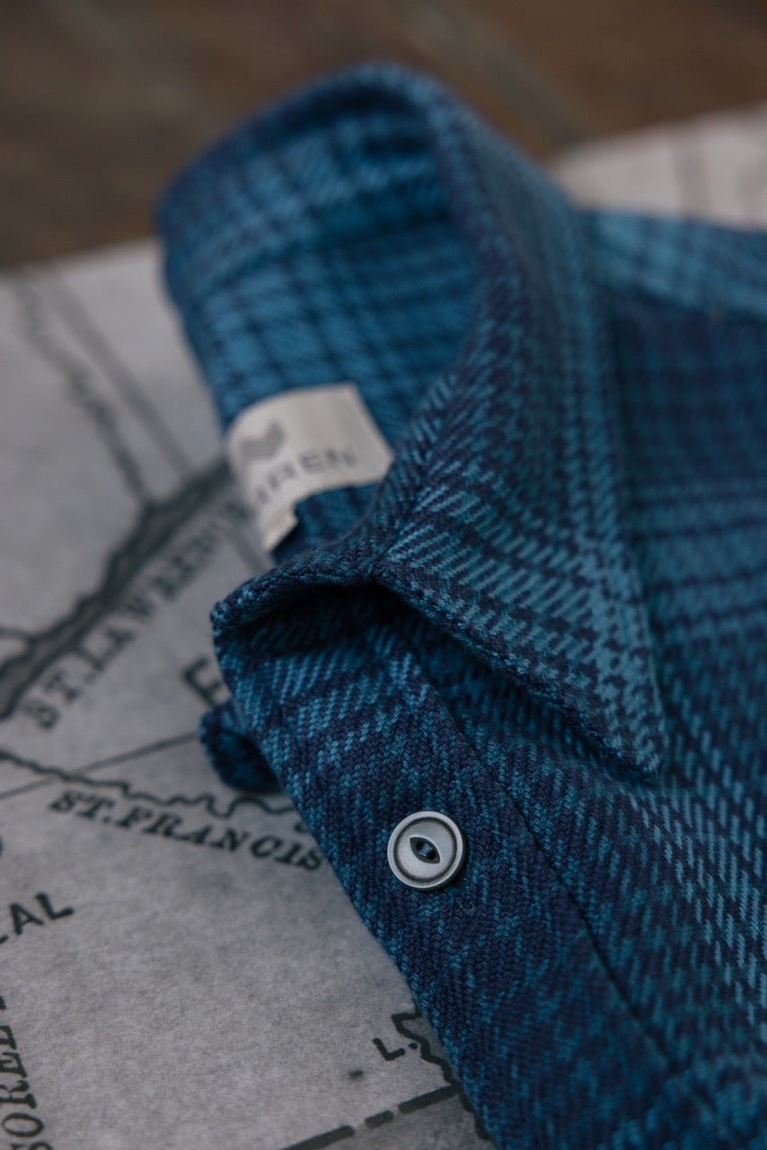 Six Season Flannel | Blue Hour Ombre Plaid - Echo Market