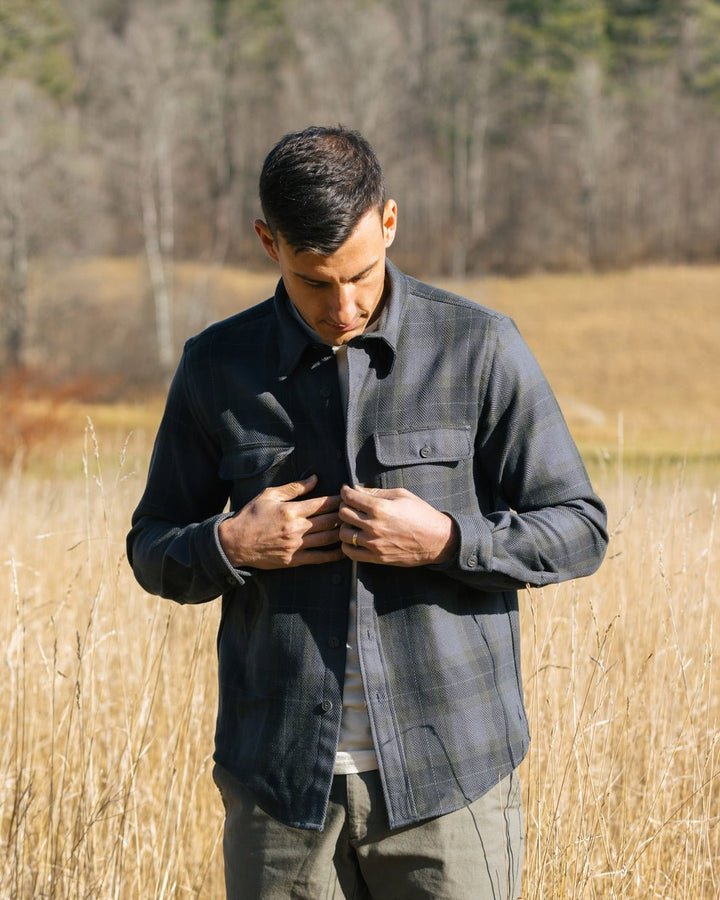 Six Season Flannel | Blue Hour Ombre Plaid - Echo Market