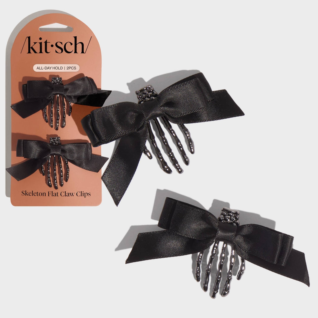 Skeleton Flat Claw Clips | 2pc Set - Echo Market