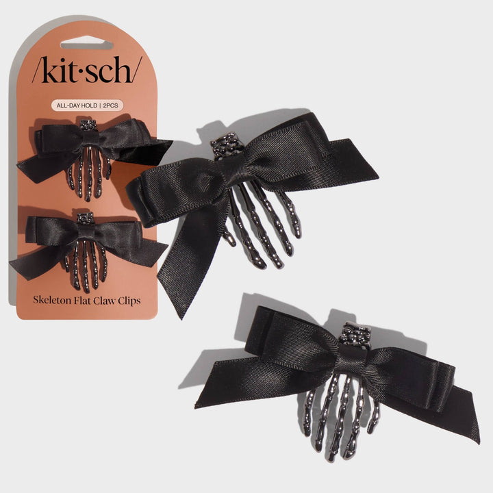 Skeleton Flat Claw Clips | 2pc Set - Echo Market