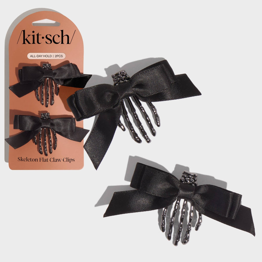 Skeleton Flat Claw Clips | 2pc Set - Echo Market