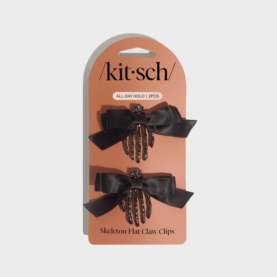 Skeleton Flat Claw Clips | 2pc Set - Echo Market