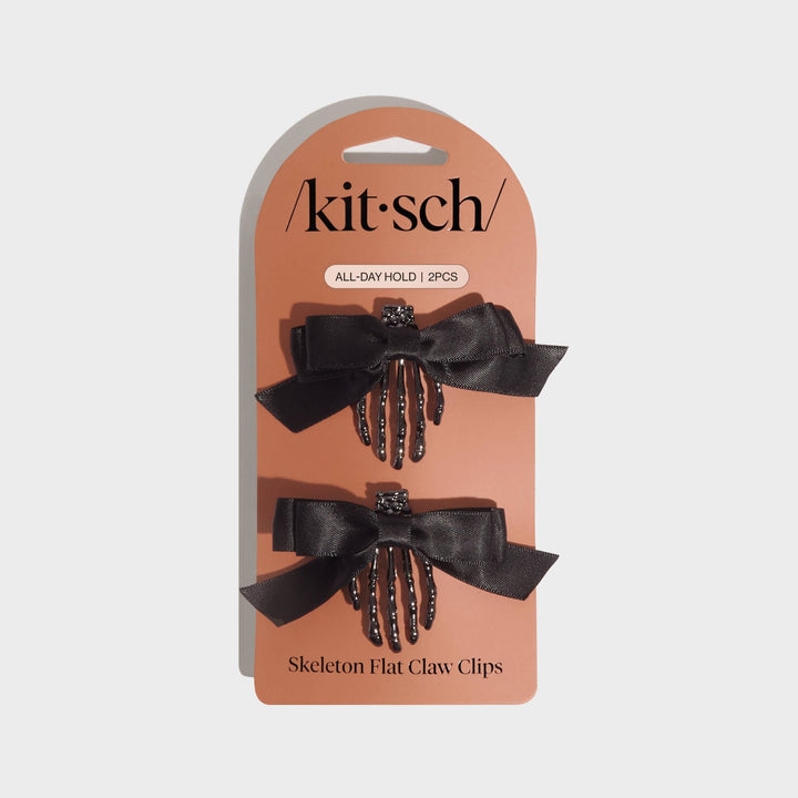 Skeleton Flat Claw Clips | 2pc Set - Echo Market