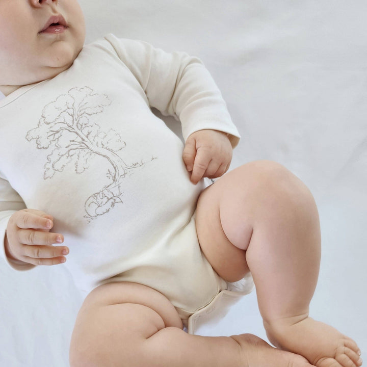 Sleepy Fox Print Onesie - Echo Market