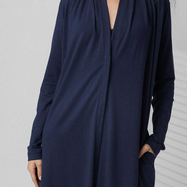 Slumberknit™ Maxi Robe | Deep Blue - Echo Market