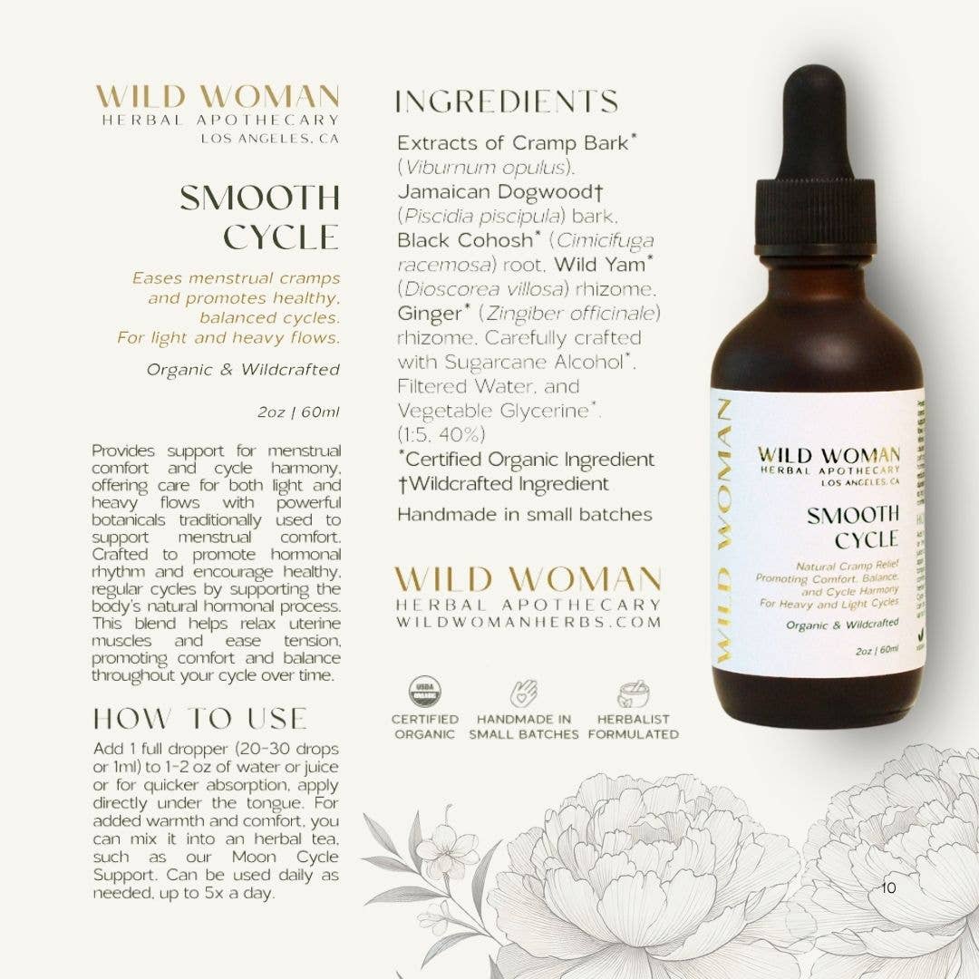 Smooth Cycle | Cramp Comfort & Hormone Balance Tincture - Echo Market