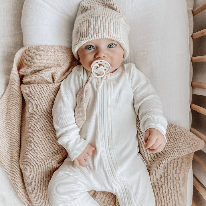 Snow Rib Zip Romper - Echo Market