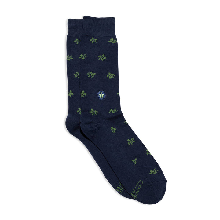 Socks that Protect Turtles | Navy Turtles - Echo Market