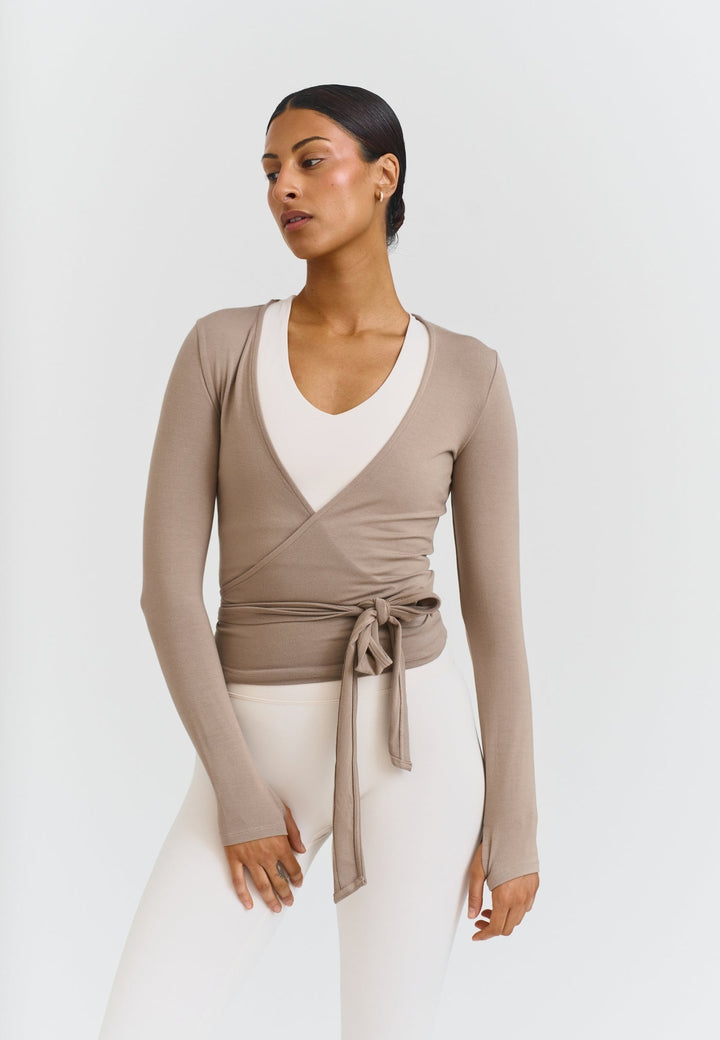 Soft Ballet Wrap Top - Echo Market