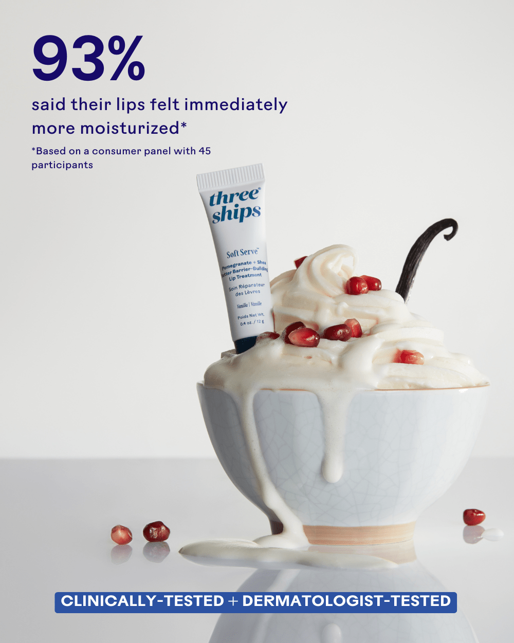 SoftServe™ Pomegranate + Shea Butter Barrier - Building Lip Treatment - Echo Market