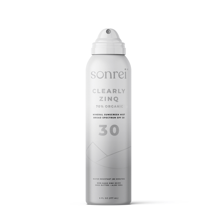 Sonrei Clearly Zinq Organic Mineral Sunscreen Mist | SPF 30 - Echo Market