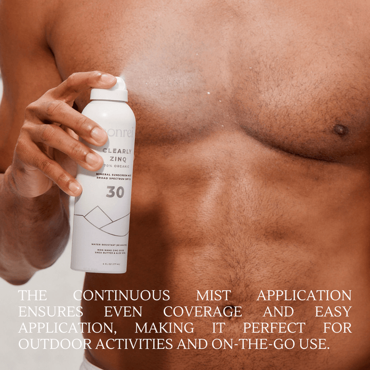 Sonrei Clearly Zinq Organic Mineral Sunscreen Mist | SPF 30 - Echo Market