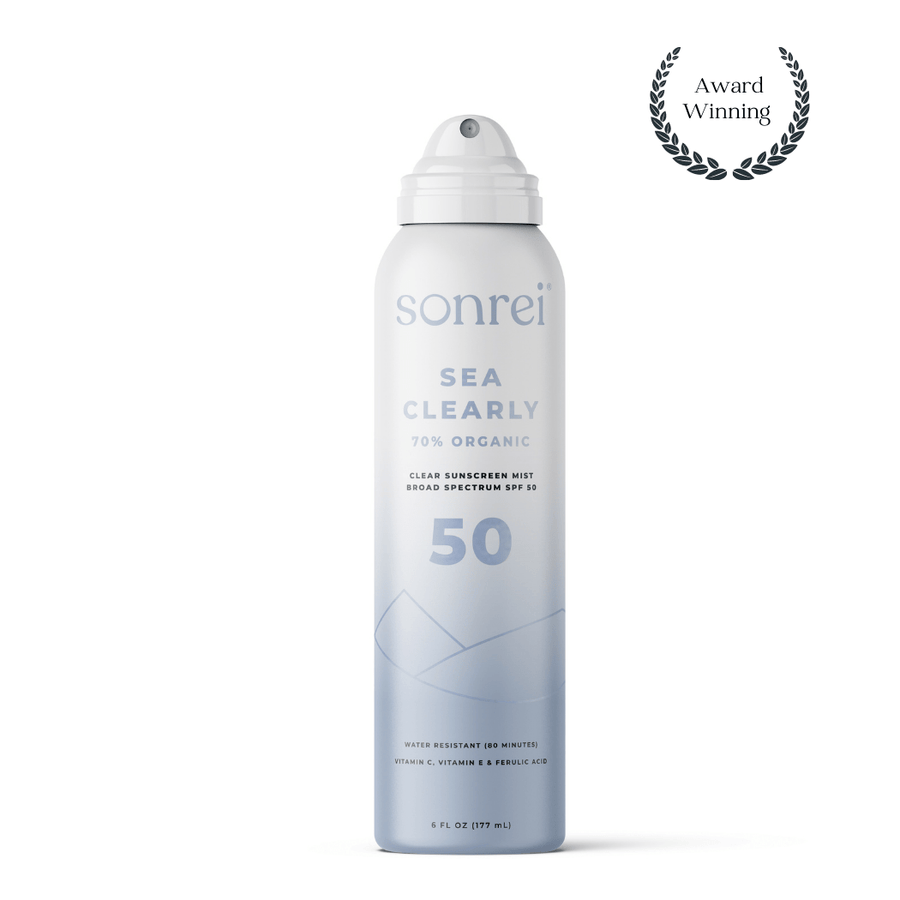 Sonrei Sea Clearly Organic Clear Sunscreen Mist SPF 50 - Echo Market