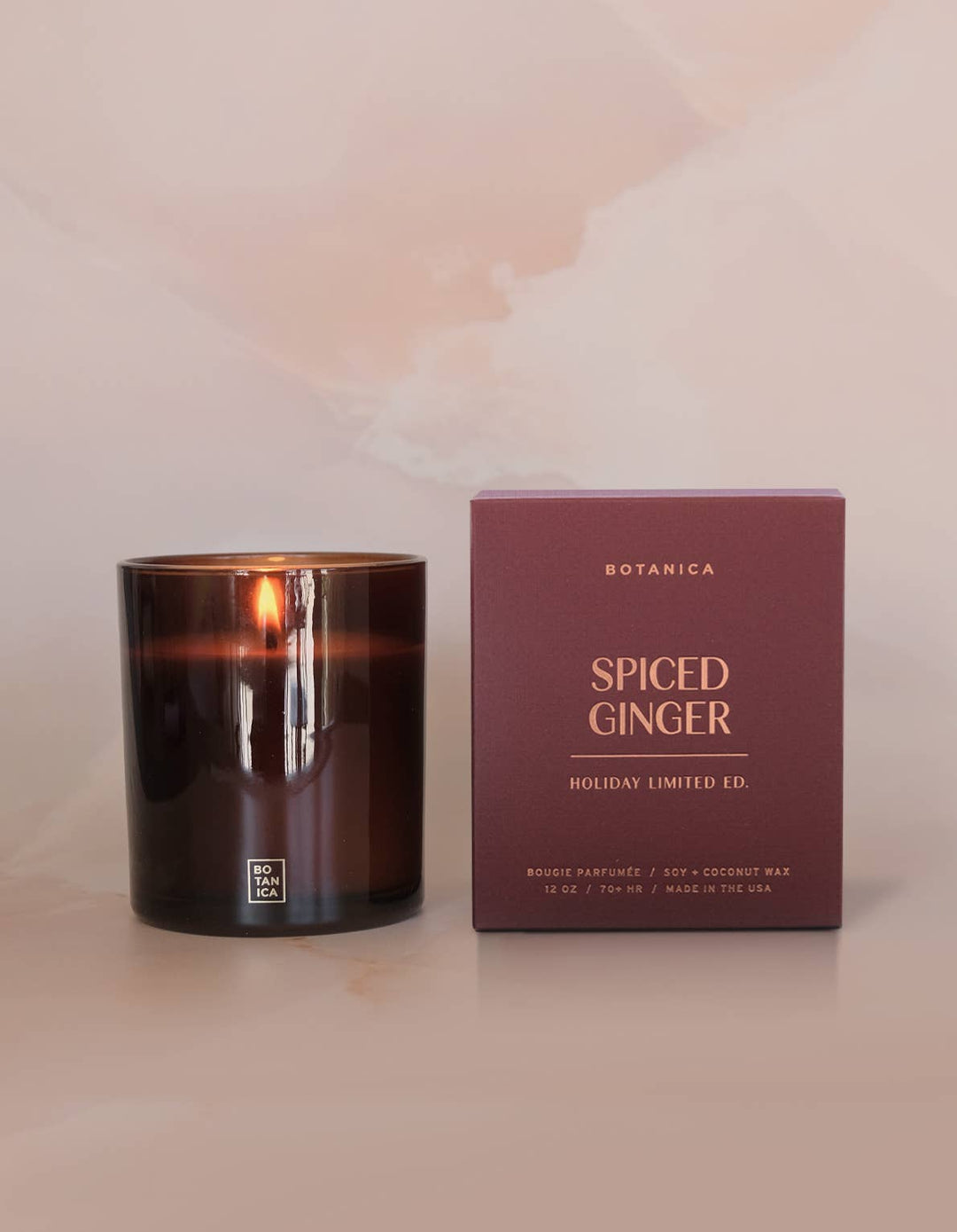 Spiced Ginger Holiday Candle - Echo Market
