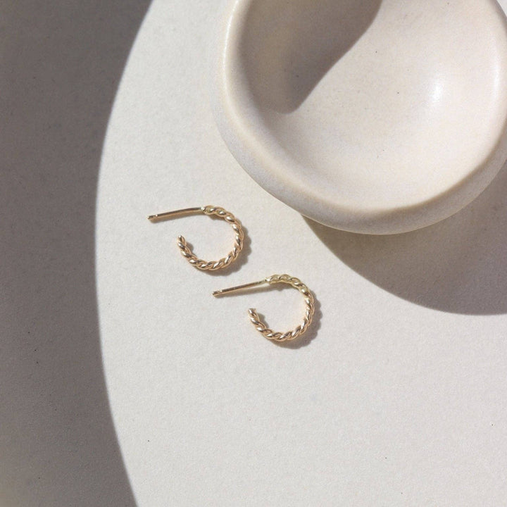 Spiral Hoops | 14k Gold Fill - Echo Market
