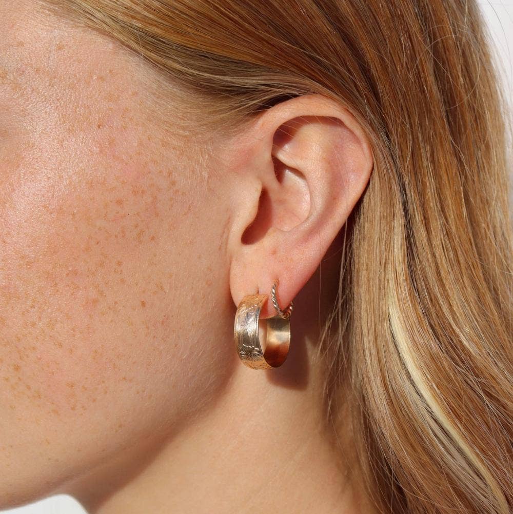 Spiral Hoops | 14k Gold Fill - Echo Market