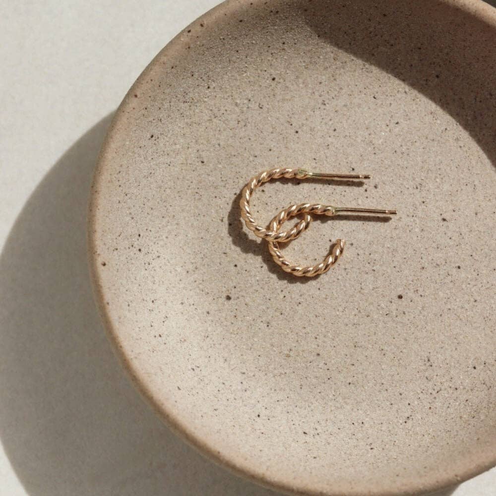 Spiral Hoops | 14k Gold Fill - Echo Market