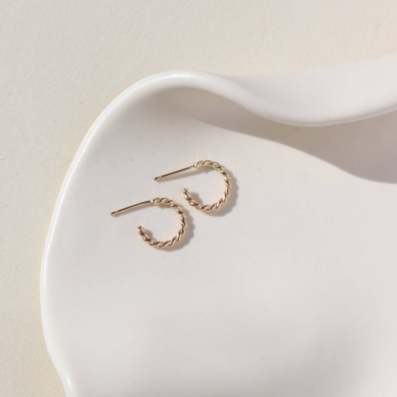 Spiral Hoops | 14k Gold Fill - Echo Market