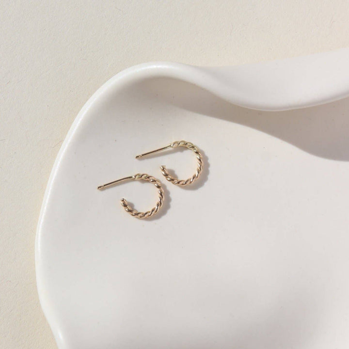 Spiral Hoops | 14k Gold Fill - Echo Market