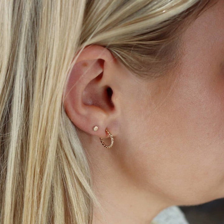 Spiral Hoops | 14k Gold Fill - Echo Market