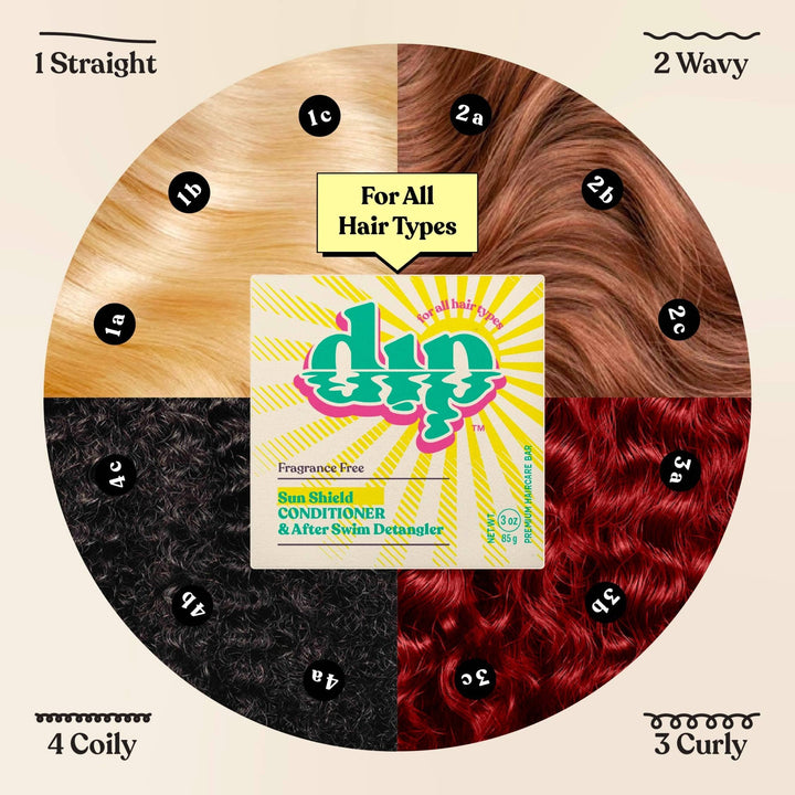 Sun Shield Conditioner Bar & After Swim Detangler | Fragrance Free - Echo Market