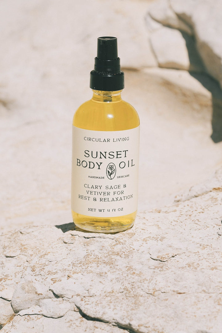 Sunset Body Oil | Clary Sage & Vetiver - Echo Market