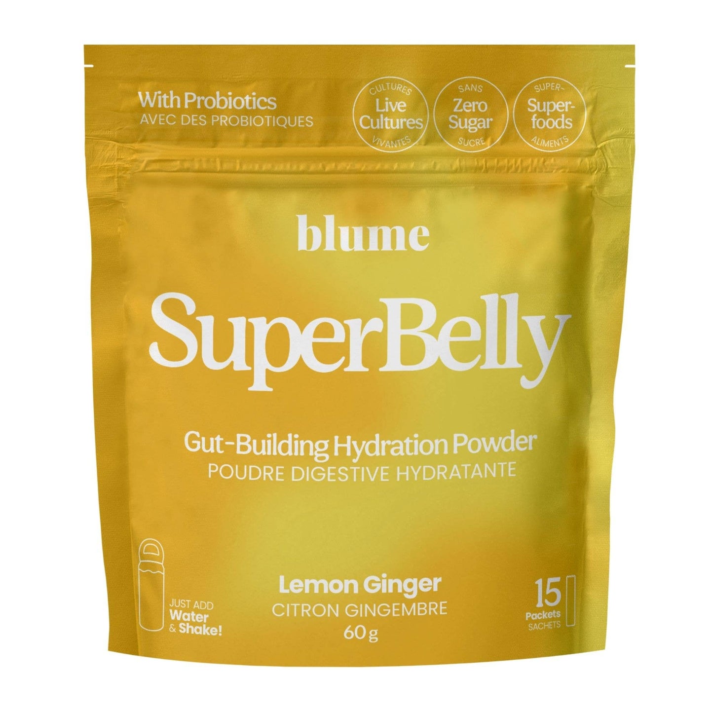 SuperBelly Hydration & Gut Mix | Lemon Ginger - Echo Market