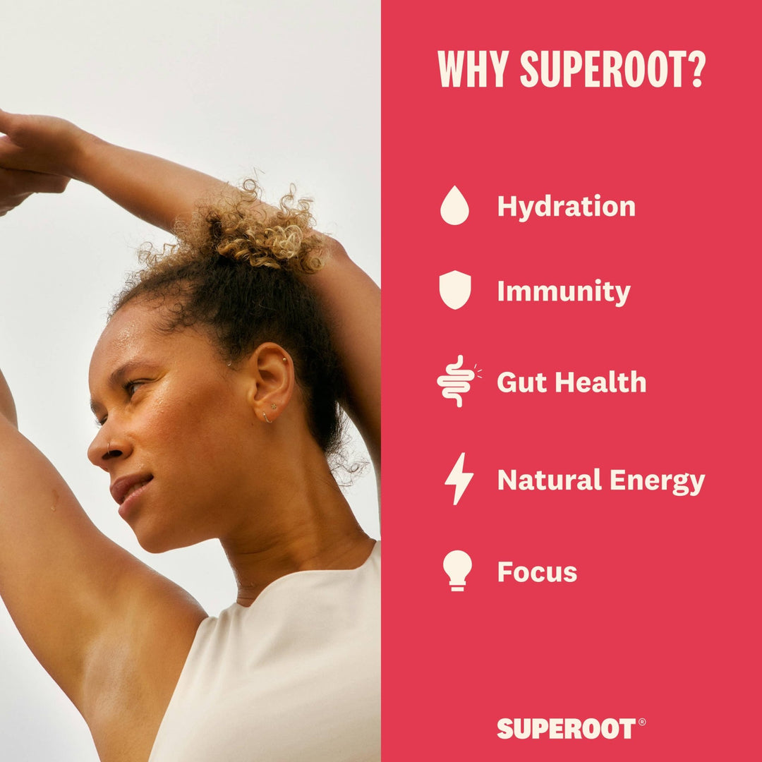 Superoot® Immunity Drink Mix | Ginger Strawberry - Echo Market