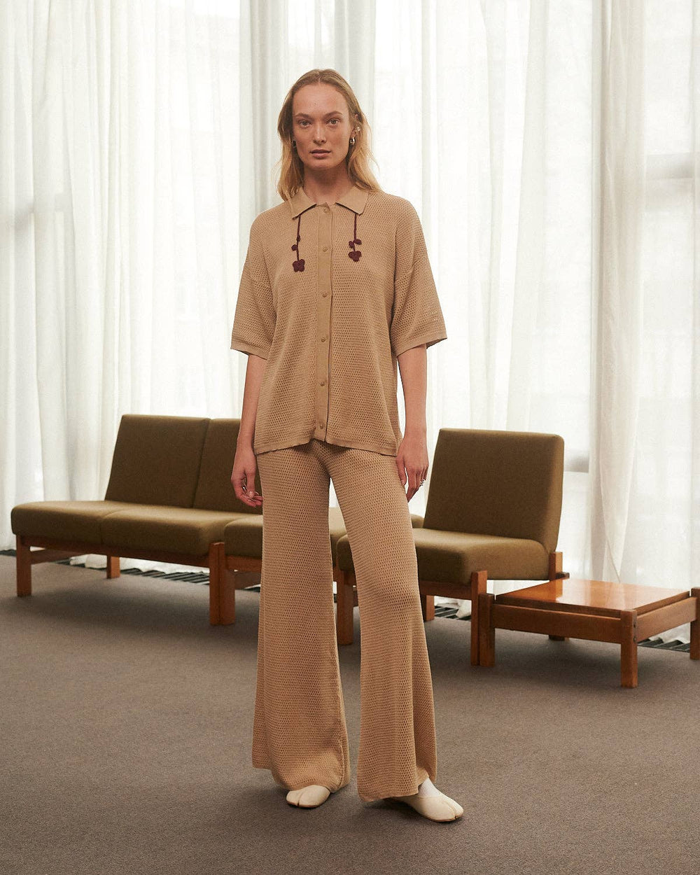 Sutemos | Straw Cotton Pants - Echo Market