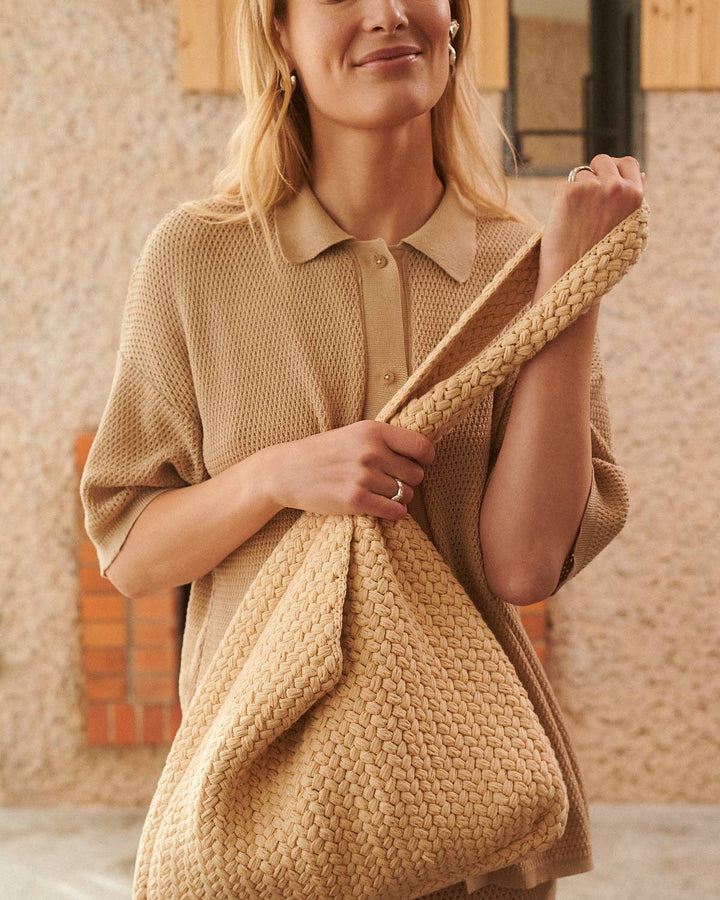 Sutemos | Straw Cotton T-Shirt - Echo Market