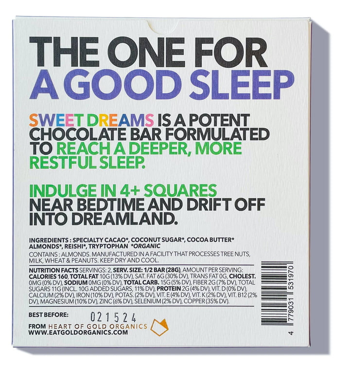 SWEET DREAMS | Adaptogenic Chocolate Bar - Echo Market