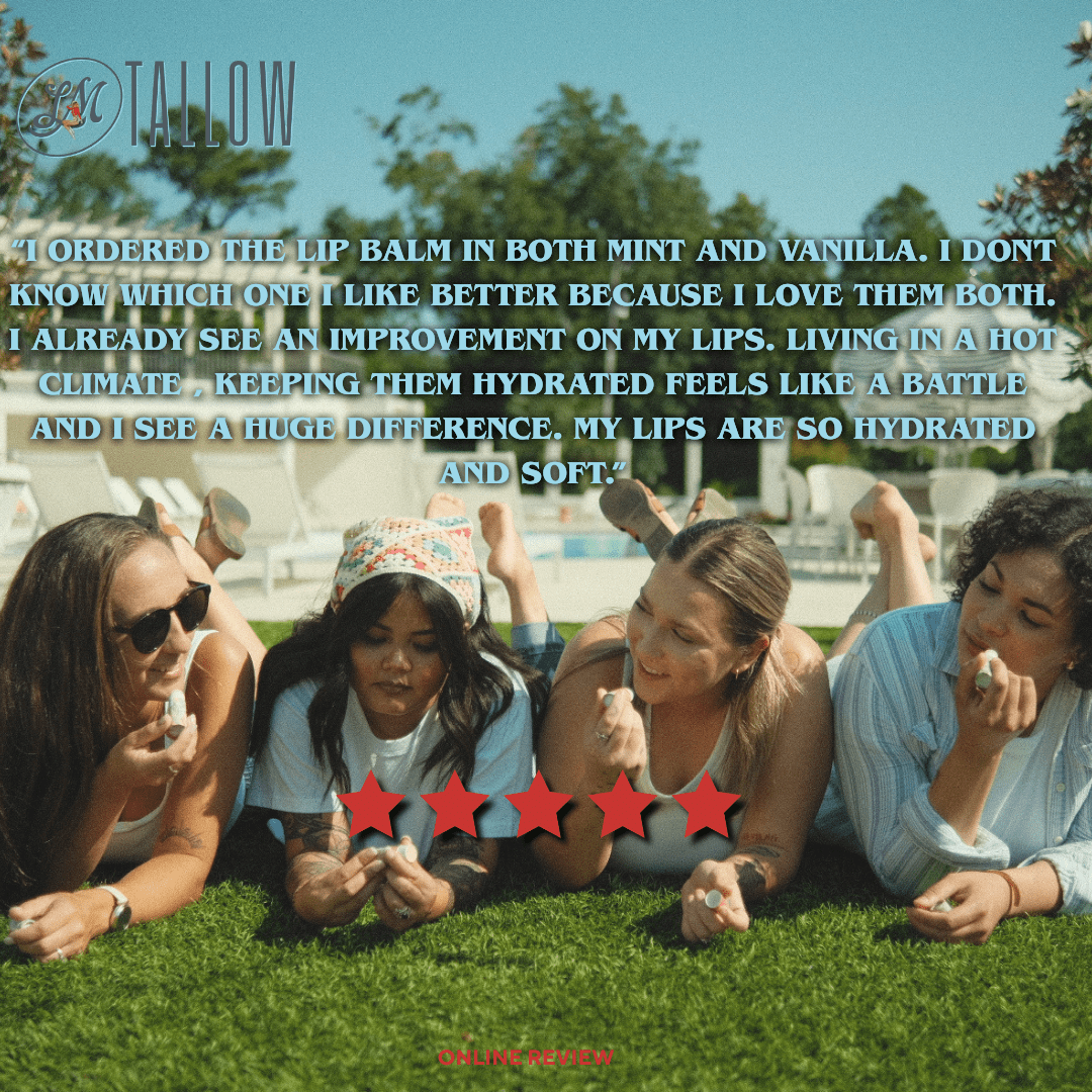 Tallow Lip Balm | Grasshopper Mint - Echo Market