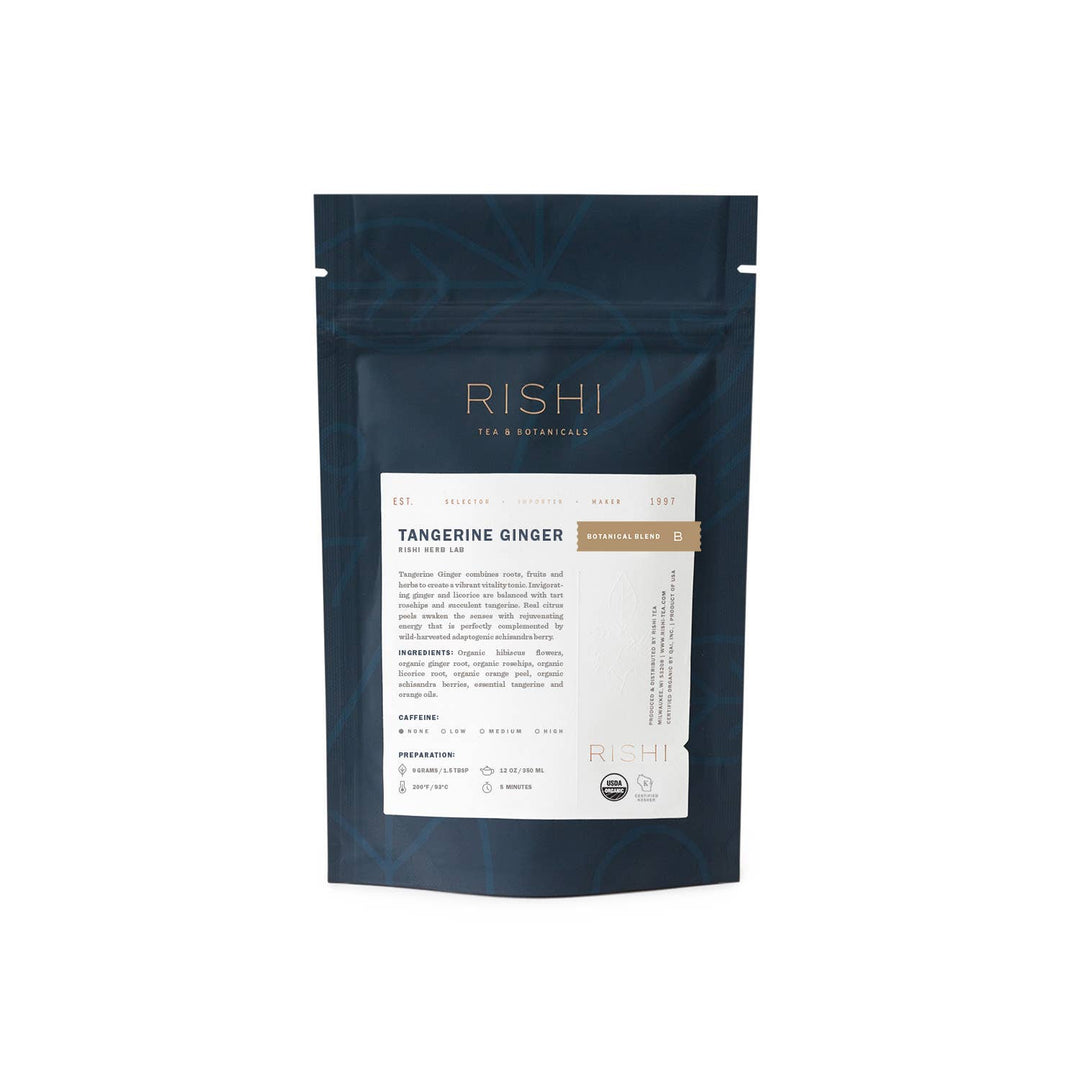 Tangerine Ginger Organic Loose Herbal Tea - Echo Market