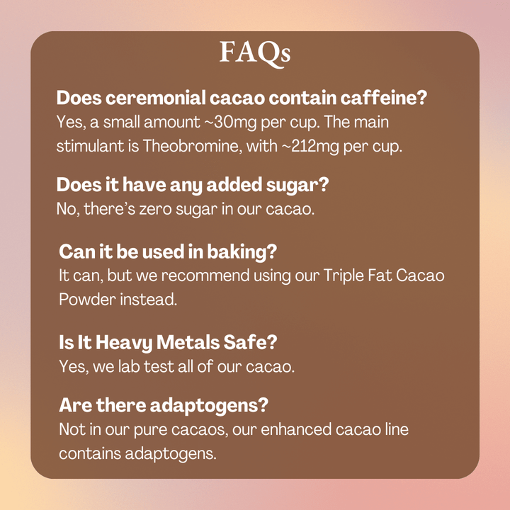 Tantric Rose Blossom Cacao | Organic Ceremonial Chocolate - Echo Market