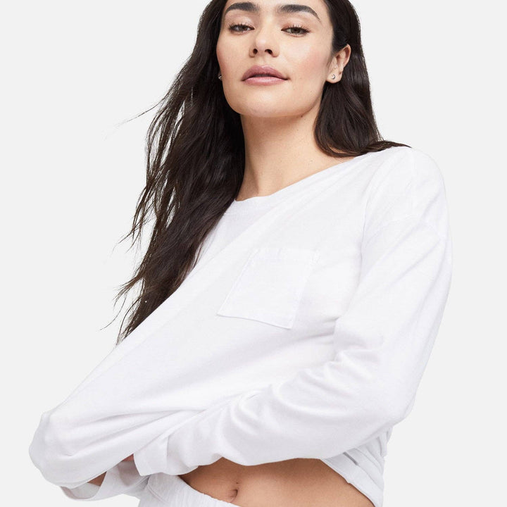 Tencel Long Sleeve Sleep Tee - Echo Market