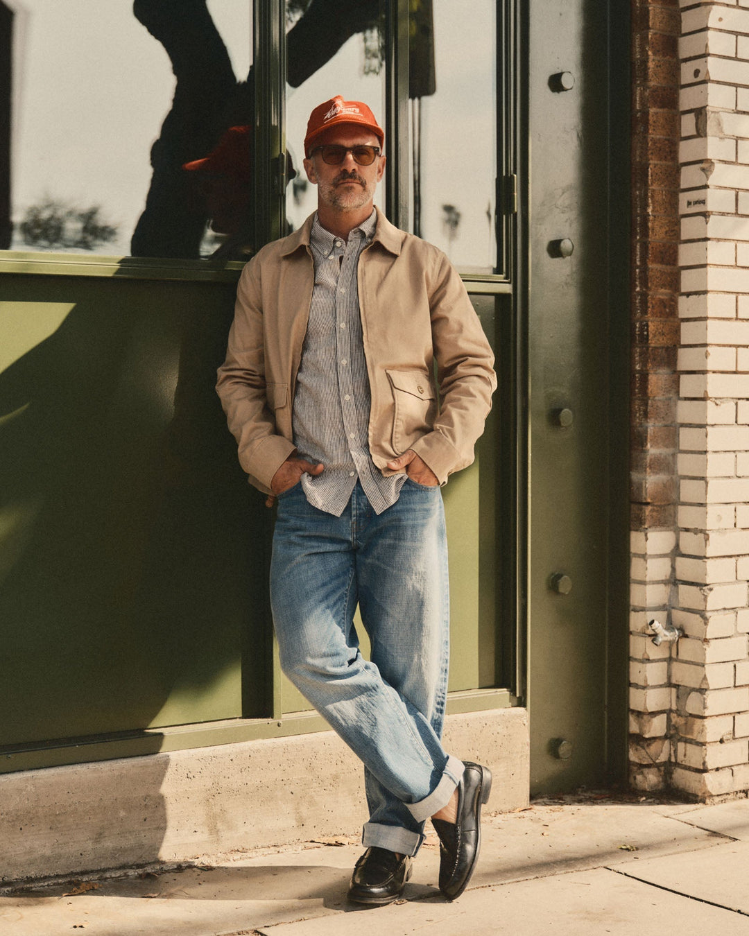 Man wearing Taylor Stitch&