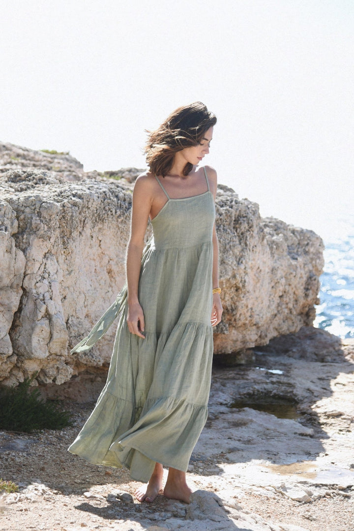 The Alma Linen Dress - Echo Market