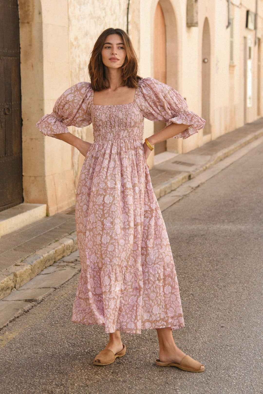 The Amara Dress | Guava - Echo Market