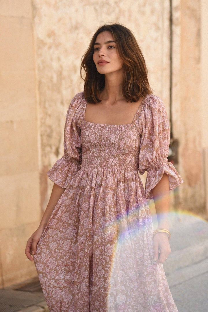 The Amara Dress | Guava - Echo Market