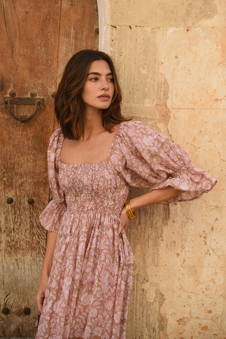 The Amara Dress | Guava - Echo Market
