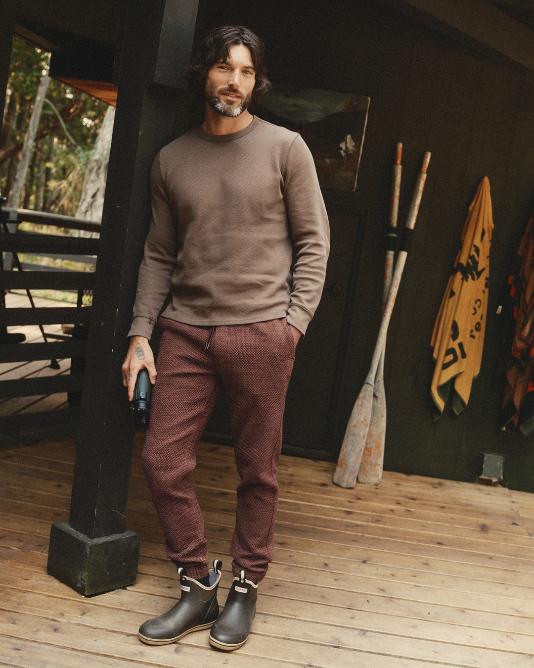 The Apres Pant | Organic Sashiko - Echo Market