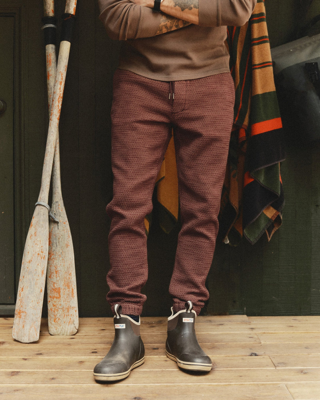 The Apres Pant | Organic Sashiko - Echo Market