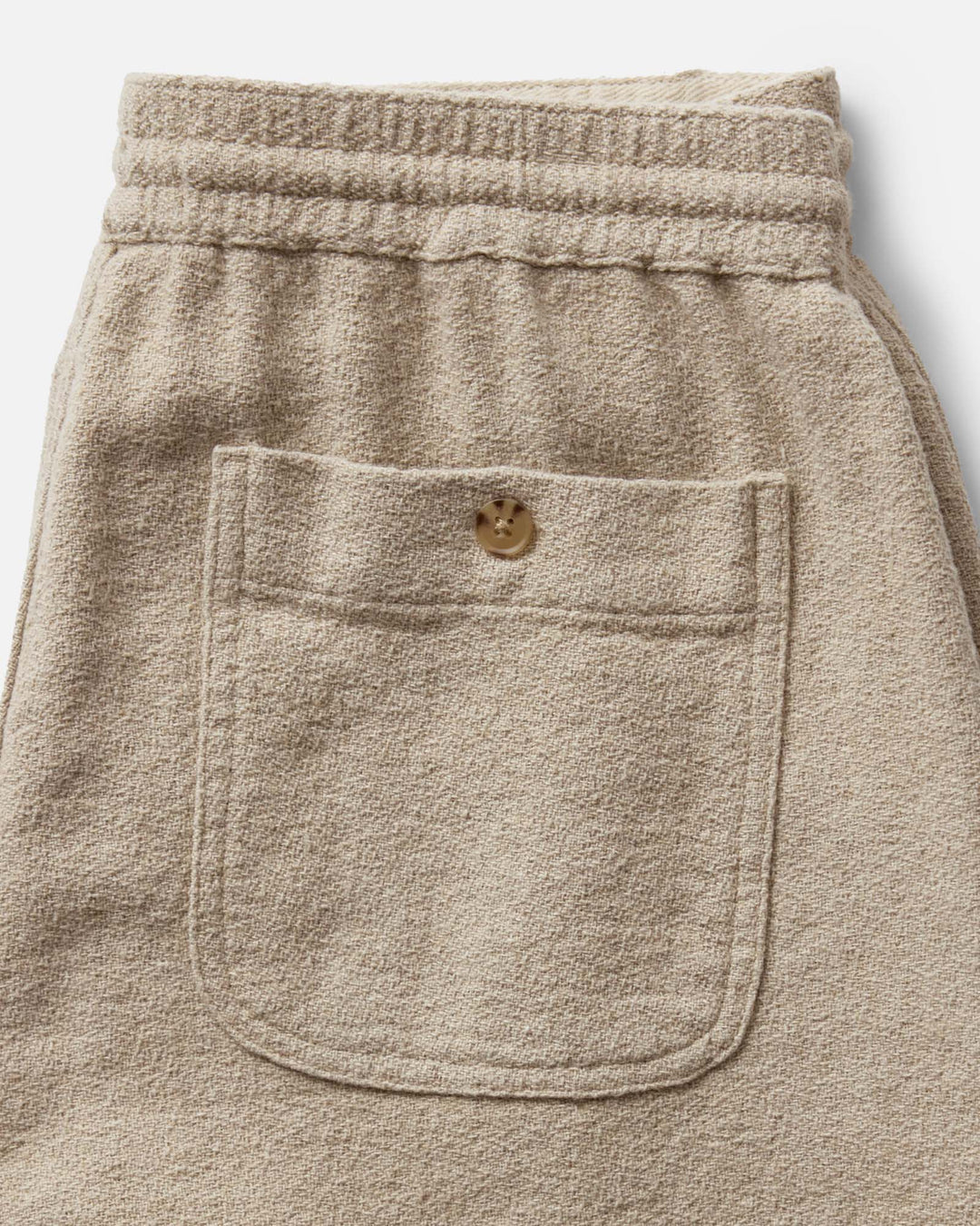 The Apres Short | Heather Oat Crepe - Echo Market