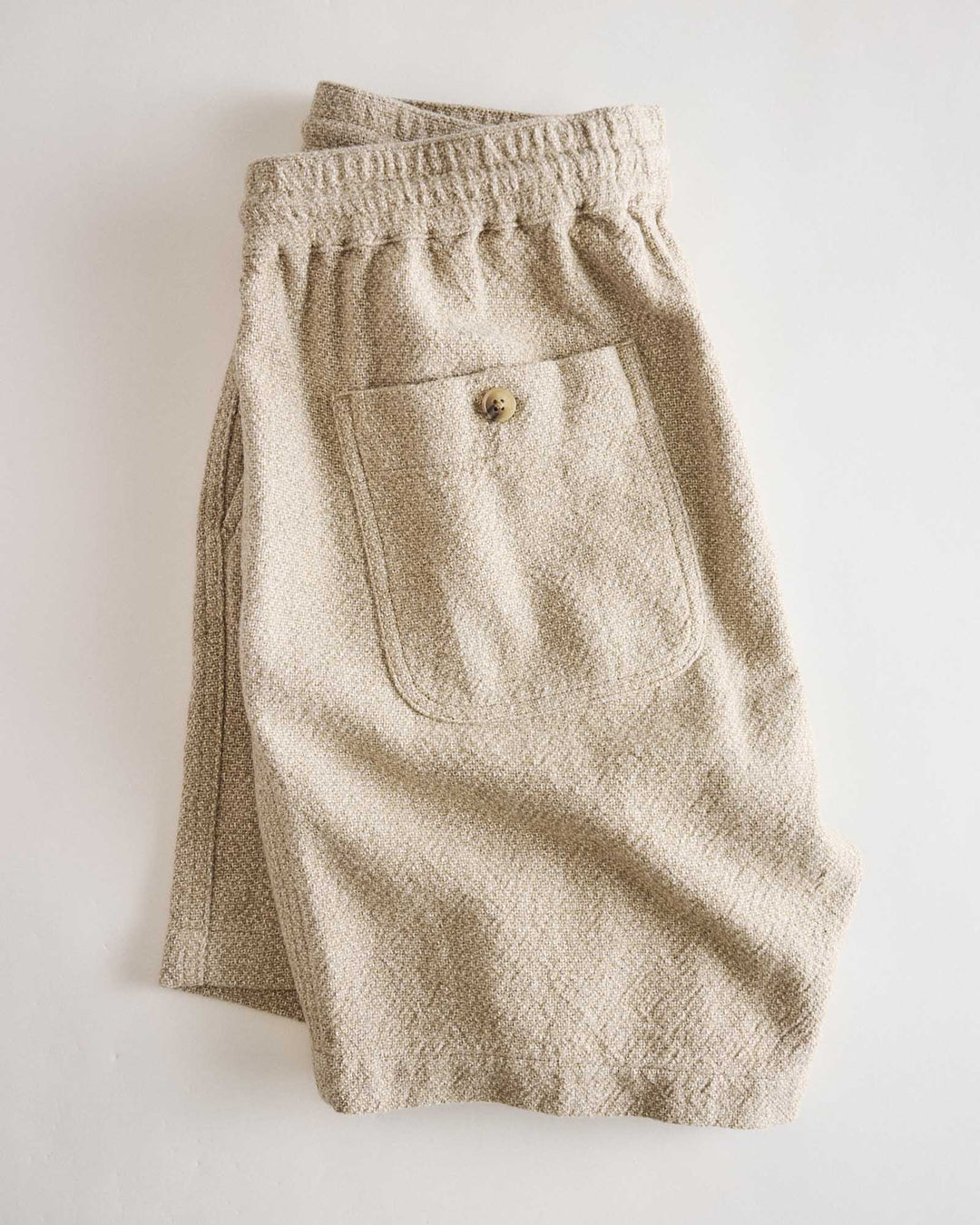 The Apres Short | Linen Tweed - Echo Market