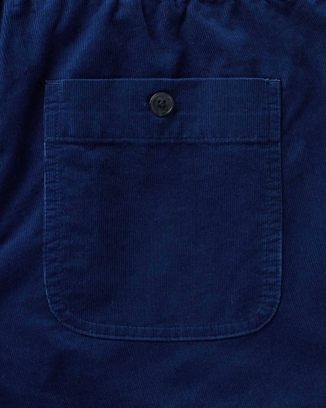 The Apres Short | Rinsed Indigo Pincord - Echo Market