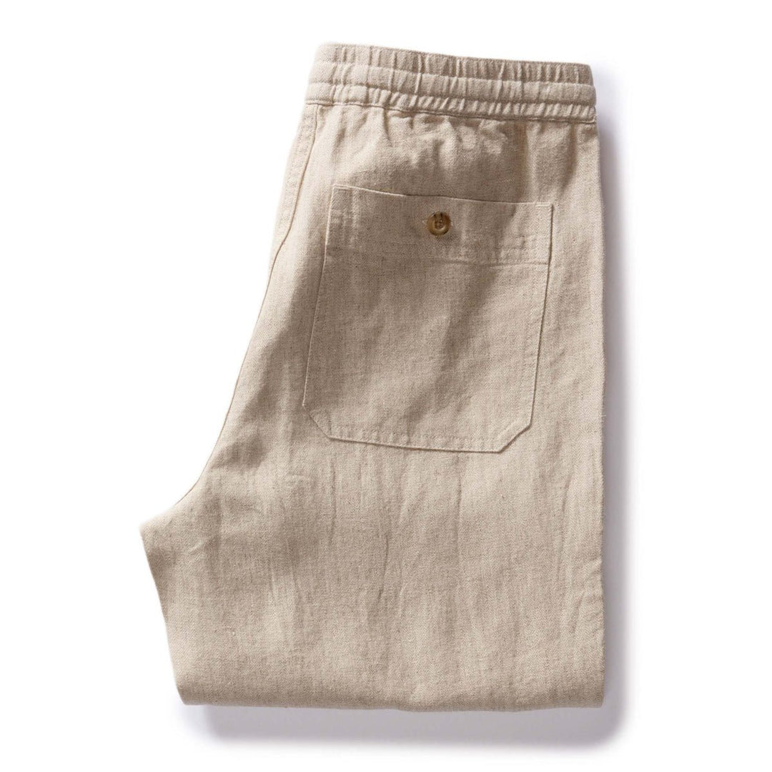 The Breakwater Pant in Natural Herringbone - Echo Market