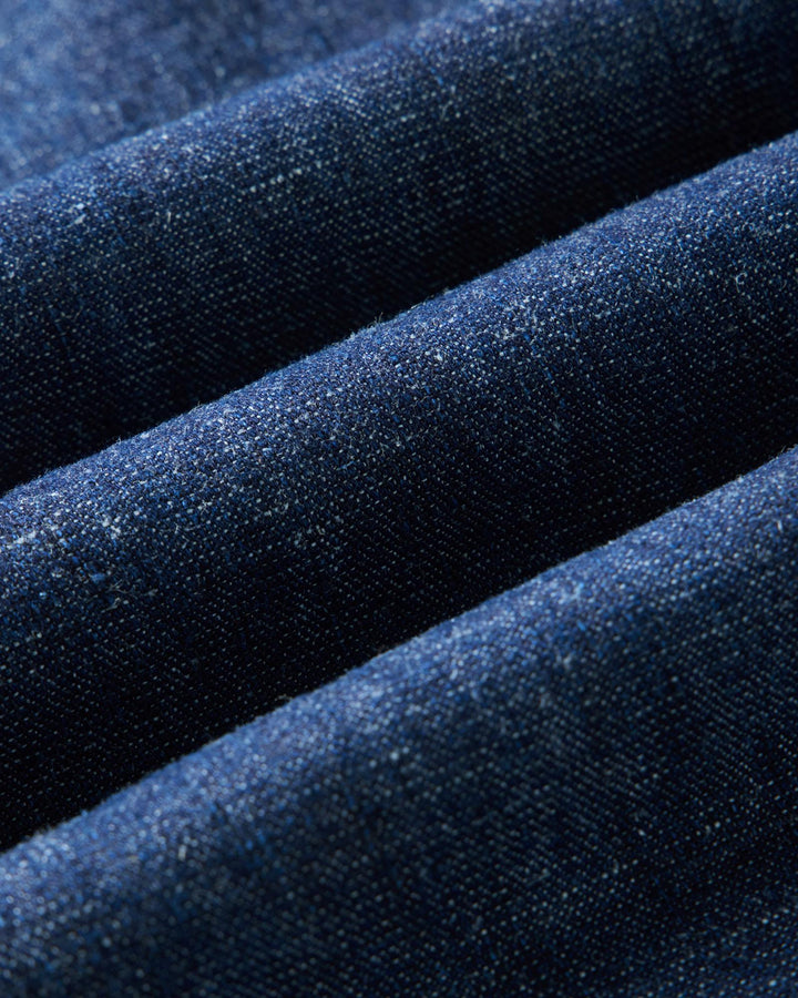Close up of Taylor Stitch Breakwater pants fabric.