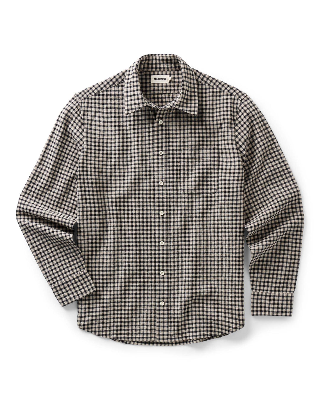 The California Shirt in Breaker Gingham, laid flat on a white background.